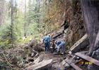 Trail work, photo by Bill Fansler.