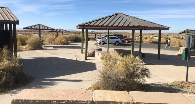 Parking Area. Photo by Pam Riches.