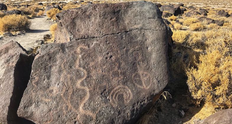 Petroglyph. Photo by Pam Riches.