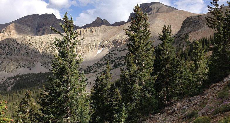 View of Wheeler Peak from the Wheeler Peak Summit Trail in Great Basin National Park. Photo by Famartin/wiki.