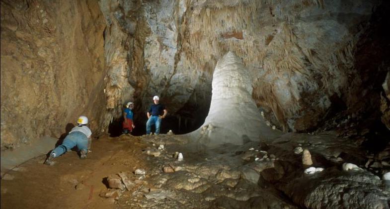 Hall of the White Giant is the most strenuous tour offered at Carlsbad Caverns. Photo by NPS/Peter Jones.