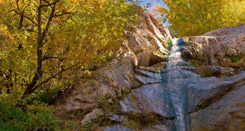 Fillmore Canyon watefall. Photo by Frank Carey.