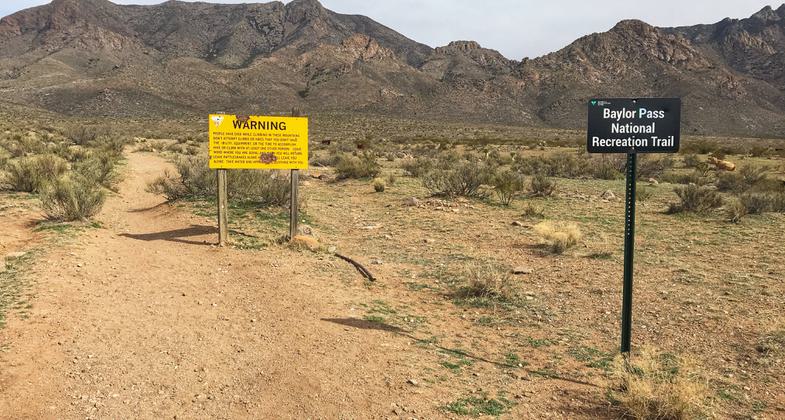 Western trailhead. Photo by Pam Riches.