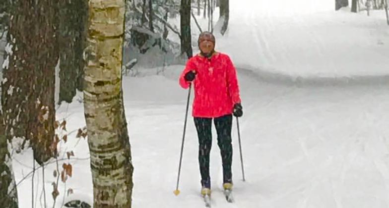 Miles of trails through the woods. Photo by Visitlakegeorge.