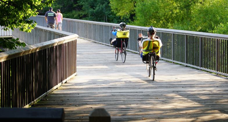 The main bridge walkway. Photo by Martin Brossman.
