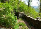 Remants of the Buck Spring Lodge on the Shut-In Trail. Photo by Ken Hurley.