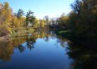 Souris River from Johnson Bridge. Photo by Marlene Welstad / USFWS.