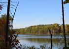 Lake Pippen viewed from Towner's Woods trail. Photo by Andrea Metzler.