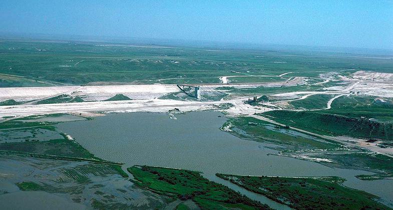 Optima Lake on the Beaver River in Texas County, Oklahoma. Photo by USACOE.