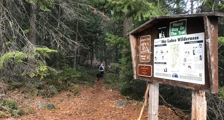 Trailhead. Photo by Pam Riches.