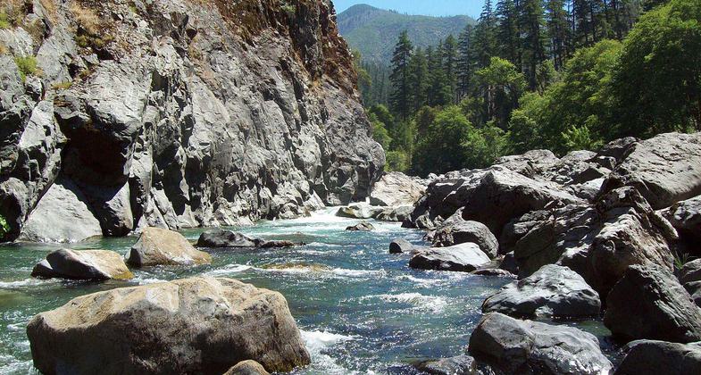 A scene along the Illinois River in Oregon. Photo by An errant knight.