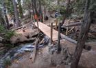 New bridge on Silver Falls Trail. Photo by USFS.