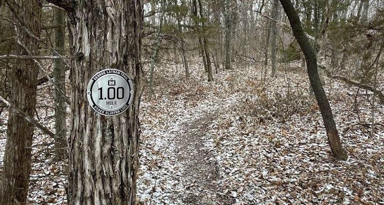 Mileage Markers Along the Trail. Photo by Jared Wilson.