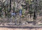 George O Latham Jr trailhead at Clinton Lake. Photo by https://www.kansastrailscouncil.org.