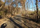 Philly to VF Bikeway - near Betzwood picnic area in Valley Forge NHP - 11-28-2017. Photo by Jim Walla.