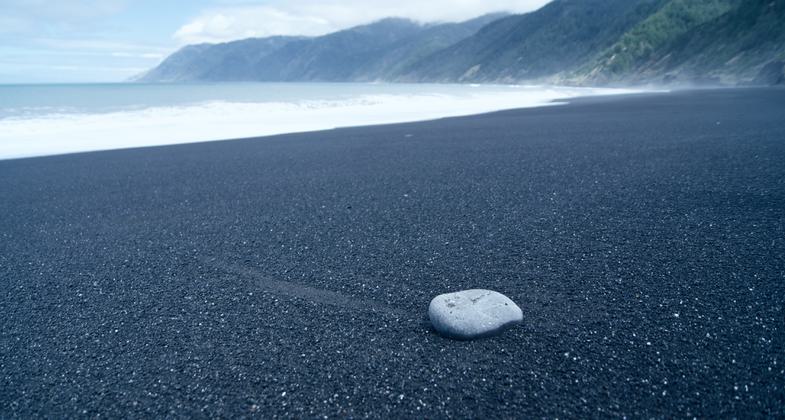 Line in the sand. Photo by Spencer Cross.