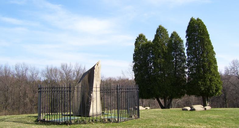 Battle of Bushy Run Monument. Photo by By Kevin Myers at en.wikipedia.
