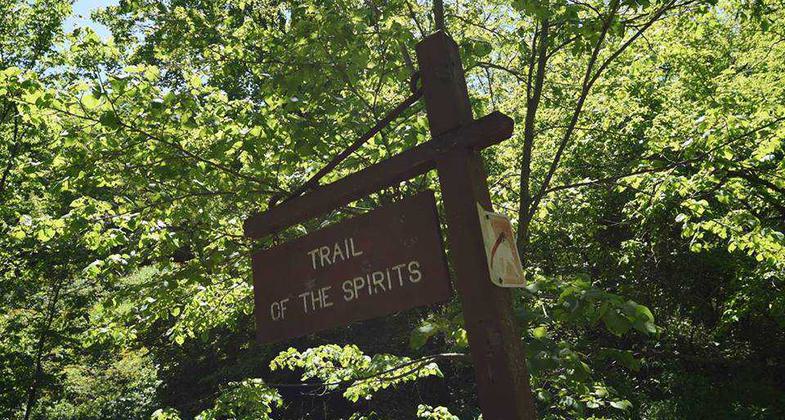 Walk along with the spirits. Photo by Sica Hollow State Park.