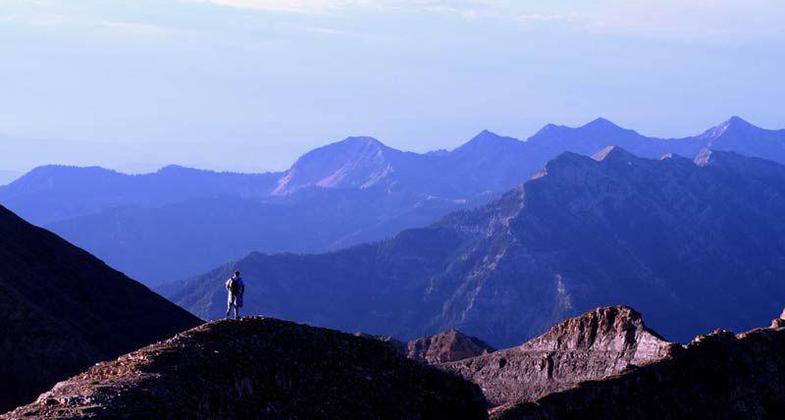 Mount Timpanogos National Recreation Trail, near American Fork, Utah; photo by Eddie Gerritsen.