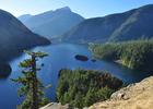 Diablo Lake from Diablo Lake Overlook on SR-20 east of Newhalem, Washington, USA. Photo by Joe Mabel/wiki.