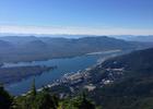 A view of Ketchikan, Alaska looking northwest from the summit of Deer Mountain. Photo by NorthBySouthBaranof.
