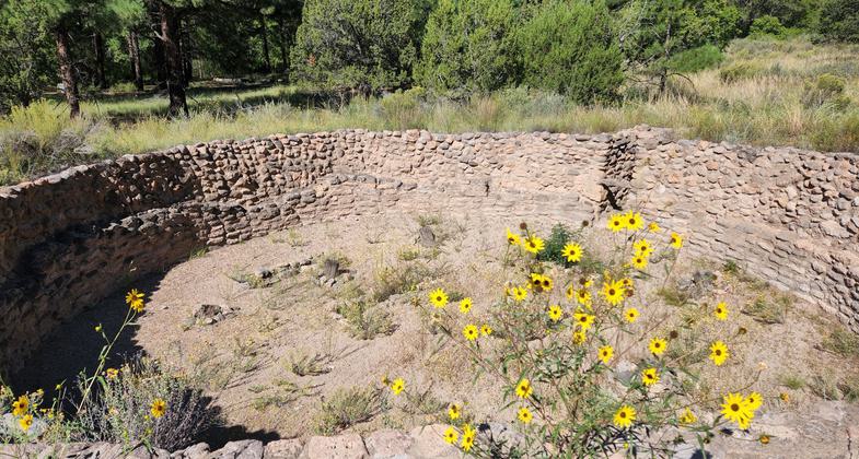 Bandelier National Monument - New Mexico - Cliff Dwellings - Alcove House