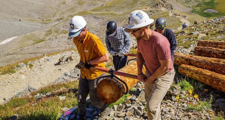 2023 Photo Contest Winner: Trail Work. Photo by David Kennedy