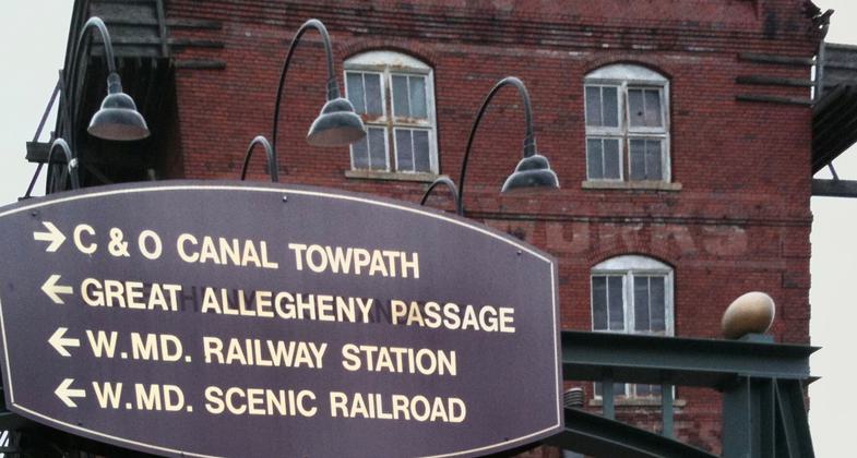2023 Photo Contest Winner: Bicycling. Photo by Doug Riegner, Great Allegheny Passage Conservancy