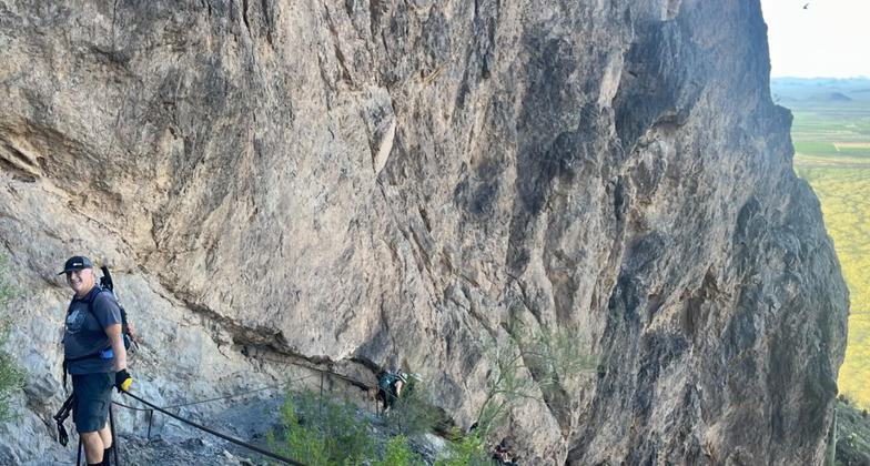 The trail was intense. More cables areas than expected!