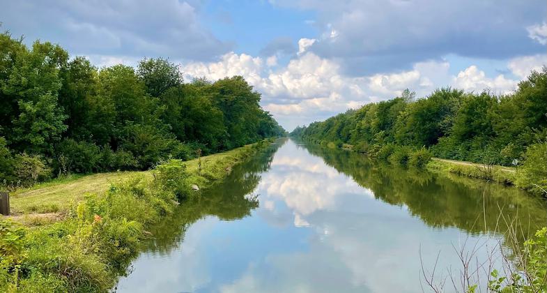 Waterfall in Autumn. Photo by Donna Mannon.