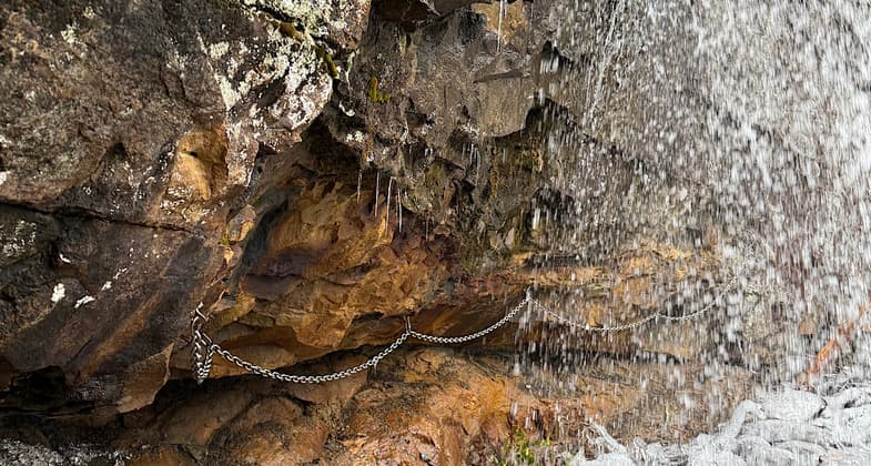 Trail sign fir the Fiery Gizzard Trail. Photo by So Cumberland State Park.