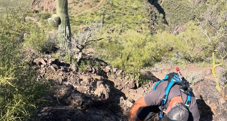 The trail was intense. More cables areas than expected!