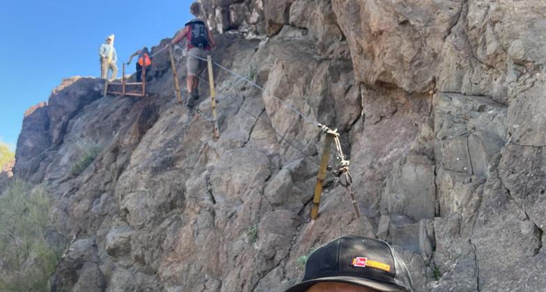 The trail was intense. More cables areas than expected!