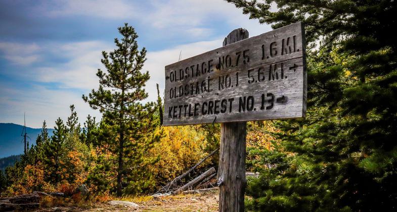 Along the Old Stage/Kettle Crest Trail. Photo by Shelly Stevens.